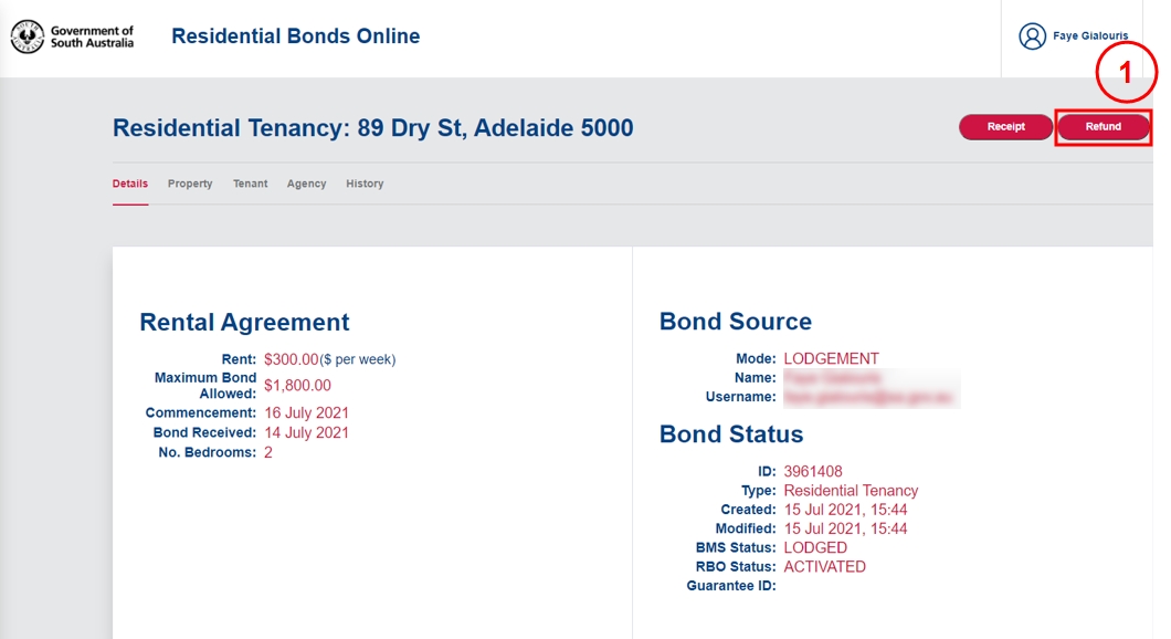 Tenant Help for Residential Bonds Online